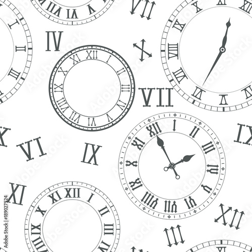 Time background. Clocks