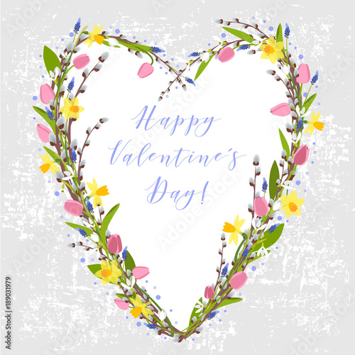 Vector card for valentine's day.