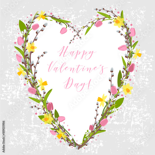 Vector card for valentine's day.