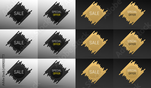 Creative Sale Banner. Special Offer and Sale