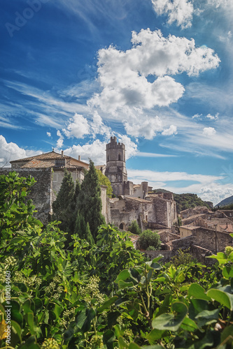 Impression of the village Viviers in the Ardeche region of France photo