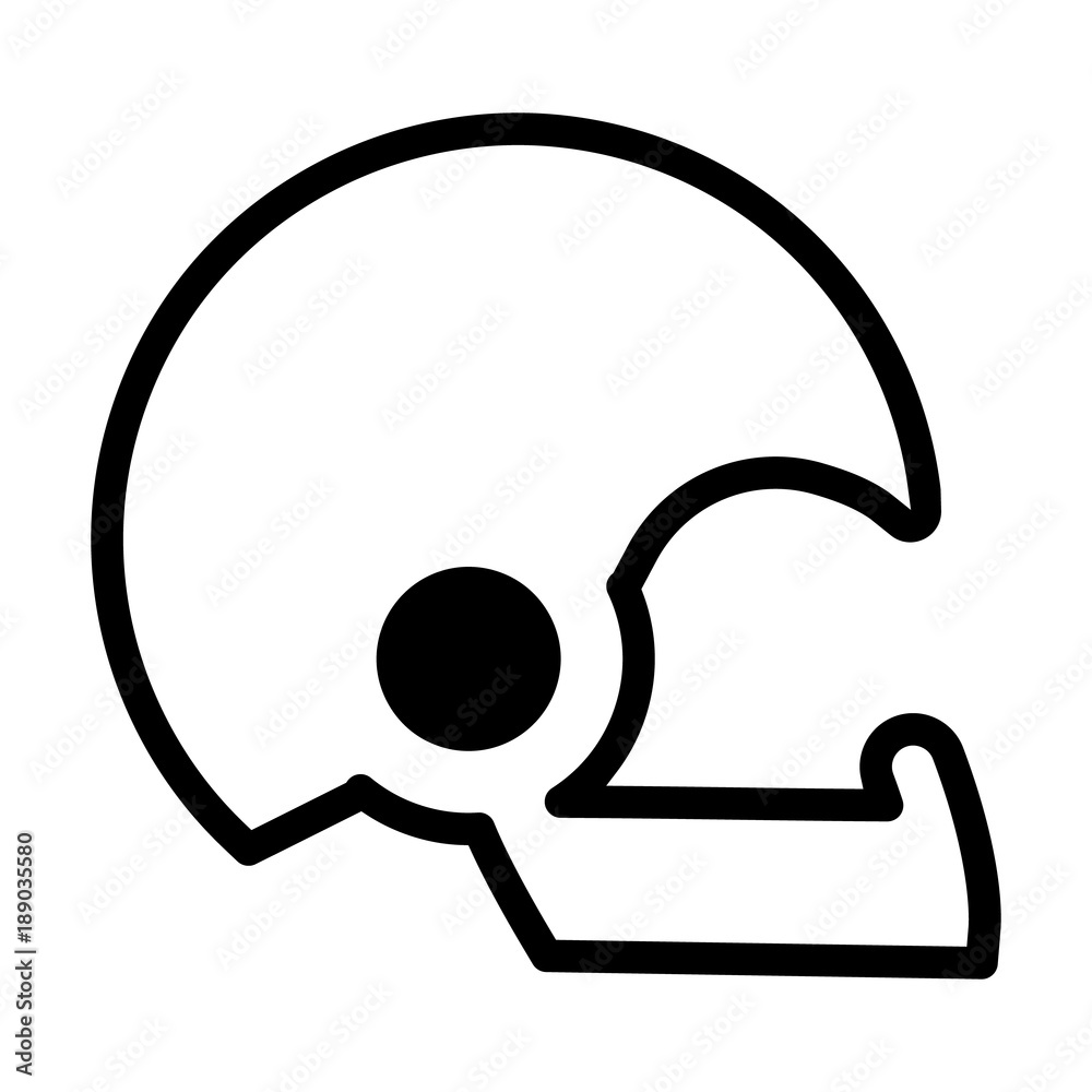Sport equipment simple helmet icon Sport equipment simple helmet icon