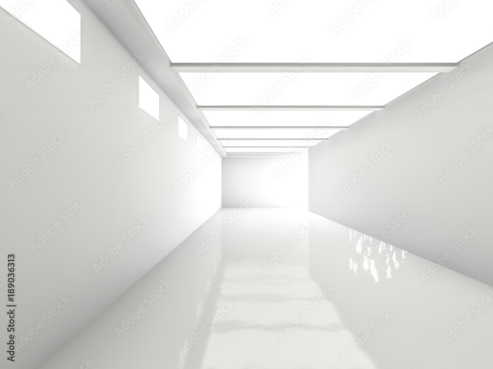 Obraz premium Abstract modern architecture background. 3D rendering