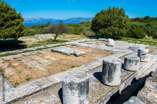 Sancturay of Nemesis at Rhamnous in north- east Attica in Greece. Two temples to Nemesis and Themis can be found at the site (4th century BC). photo