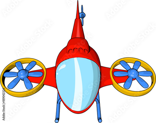 helicopter engines vertical take-off modern toy cartoon style different kinds of white isolate background 
