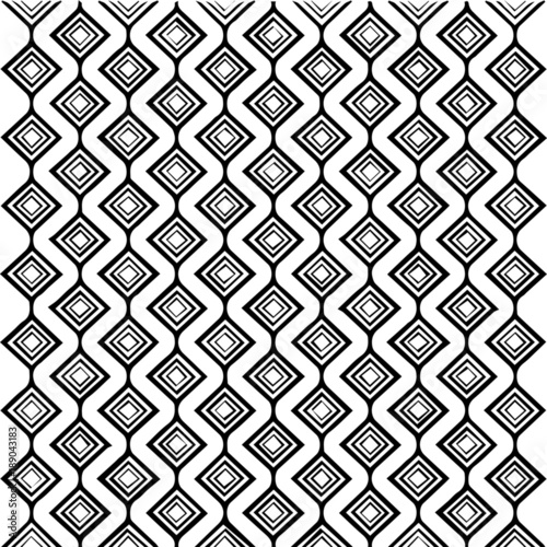 Black and white illustration 