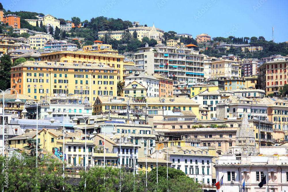 Genoa in Liguria, Italy