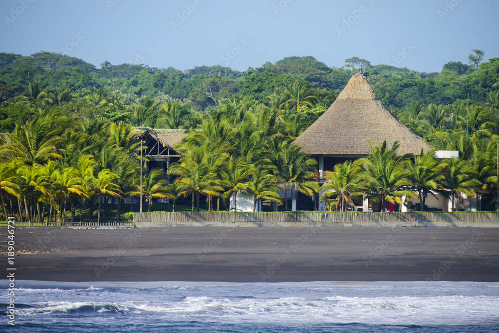 Fototapeta premium Black Sand beach