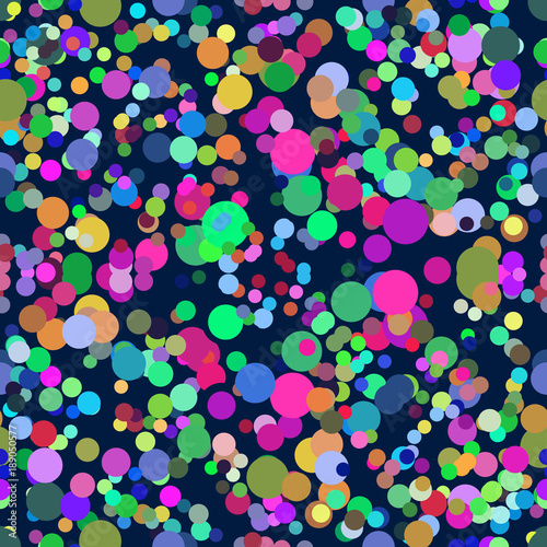 Seamless repeating pattern of confetti