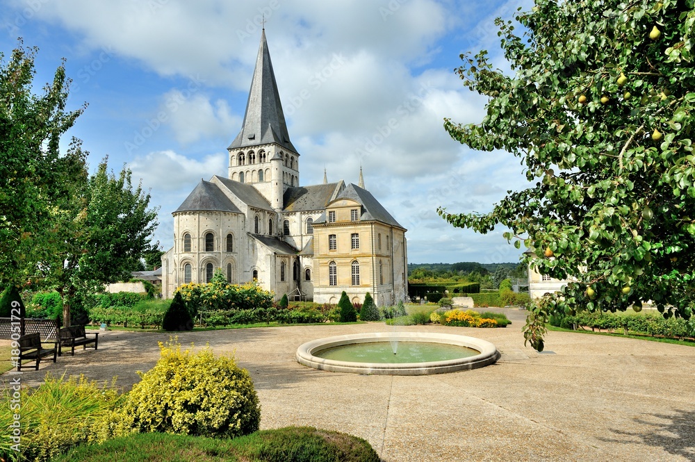 abbazia di San Giorgio di Boscherville, Rouen, Francia
