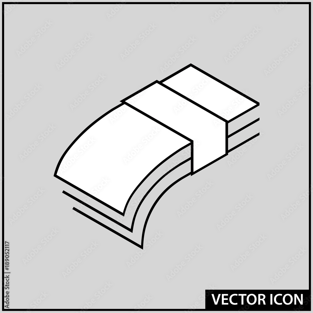 Obraz premium icon of financial instruments, vector graphic symbol