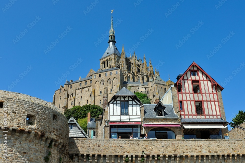 Mont-Saint-Michel, Normandia, Francia