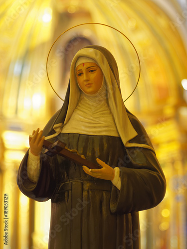 Statue of catholic nun photo