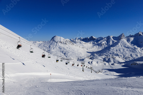 Skiing at Serfaus / Fiss, Austria photo