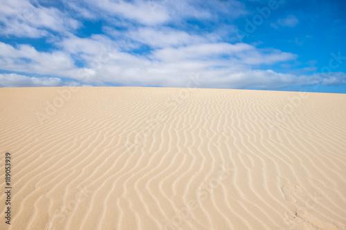sand dunes pattern in fuerteventura