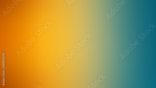 Abstract gradient blur background orange and green color