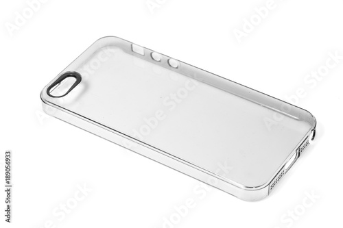 Smartphone case made by clear plastic photo