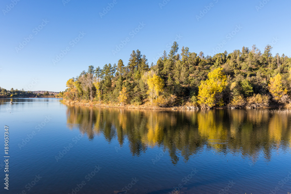 Scenic Lynx Lake Prescott Arizona in Autumn