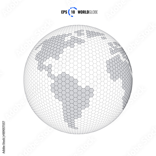 Vector 3D World Globe Template