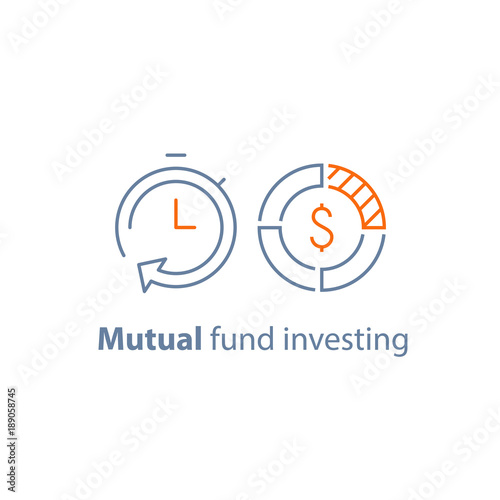 Time is money, fund management, long term investment, financial strategy, finance solution, loan approval, pension savings