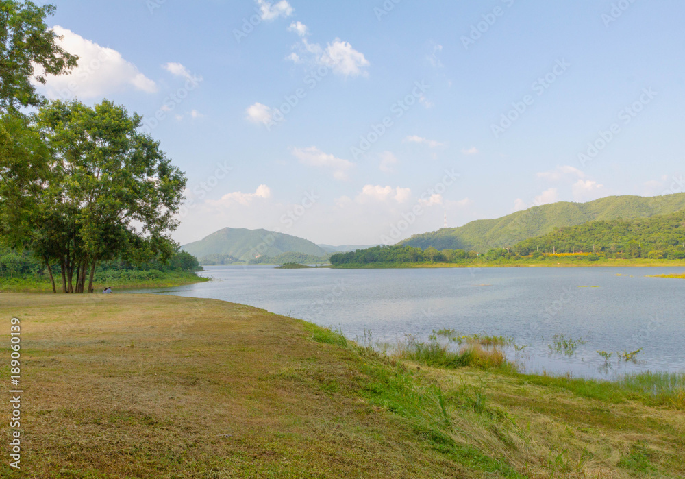 land and lake view at .Kaeng Krachan National Park, Thailand land and lake view at .Kaeng Krachan National Park, Thailand