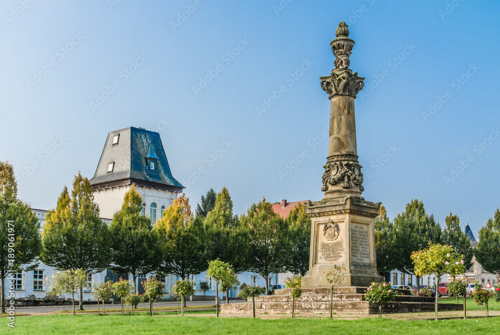 Fototapeta premium Marktplatz von Putbus auf Rügen