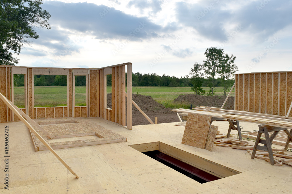 New Home House Construction Framing Lumber Builders Carpentry Craftsman New Home House Construction Framing Lumber Builders Carpentry Craftsman