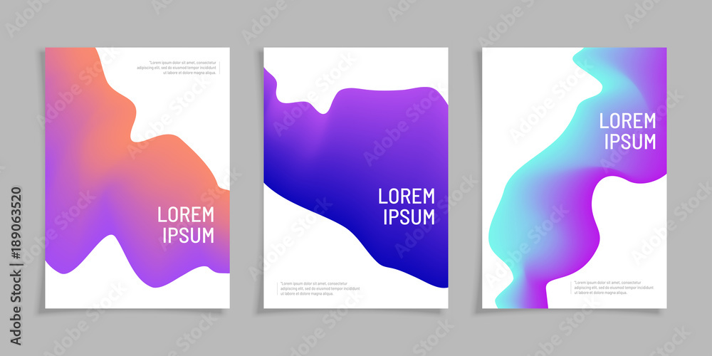 Abstract cover set, background vector