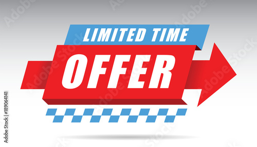 limited time offer banner concept