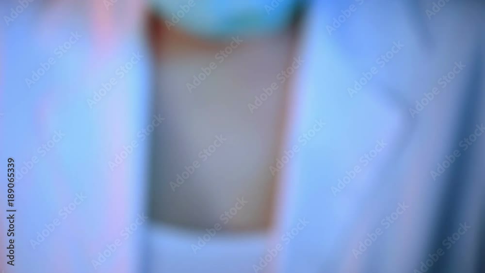 Healthcare worker using mobile phone in medical clinic hospital office Healthcare worker using mobile phone in medical clinic hospital office