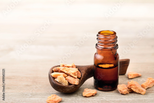 styrax benzoin extract tincture in the bottle