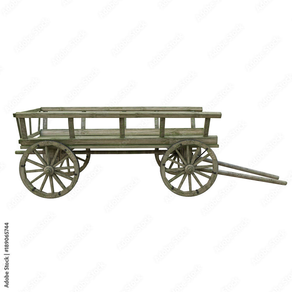 Fototapeta premium wooden cart