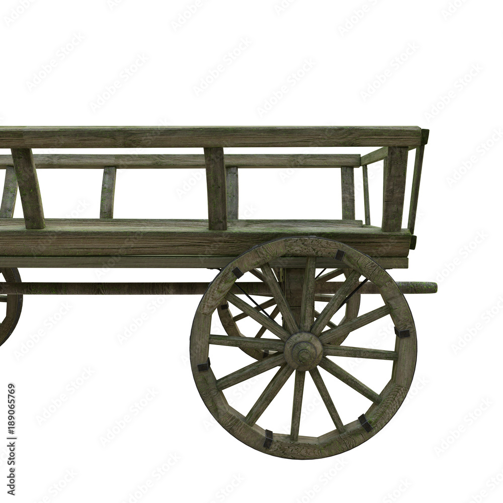 Fototapeta premium wooden cart