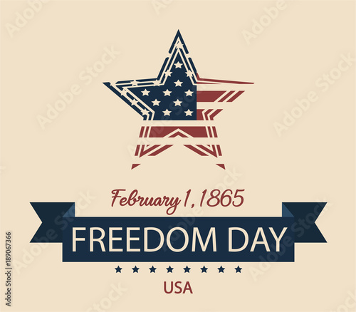 National Freedom Day card or background. vector illustration.