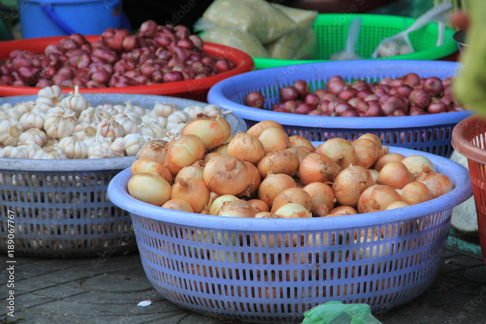 Markt in Saigon Vietnam