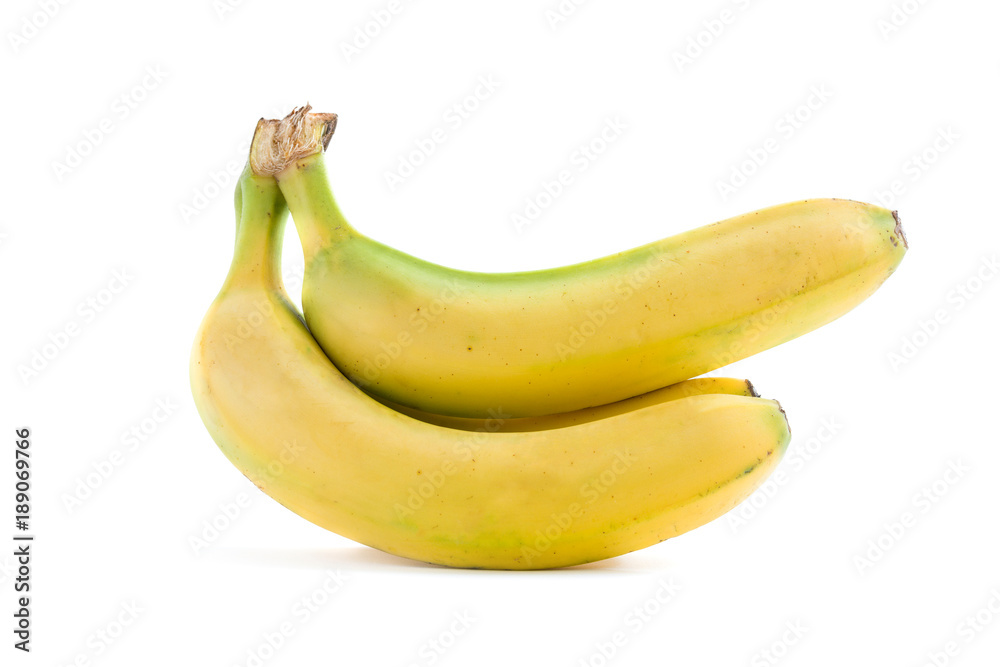 Banana bunch isolated on a white background