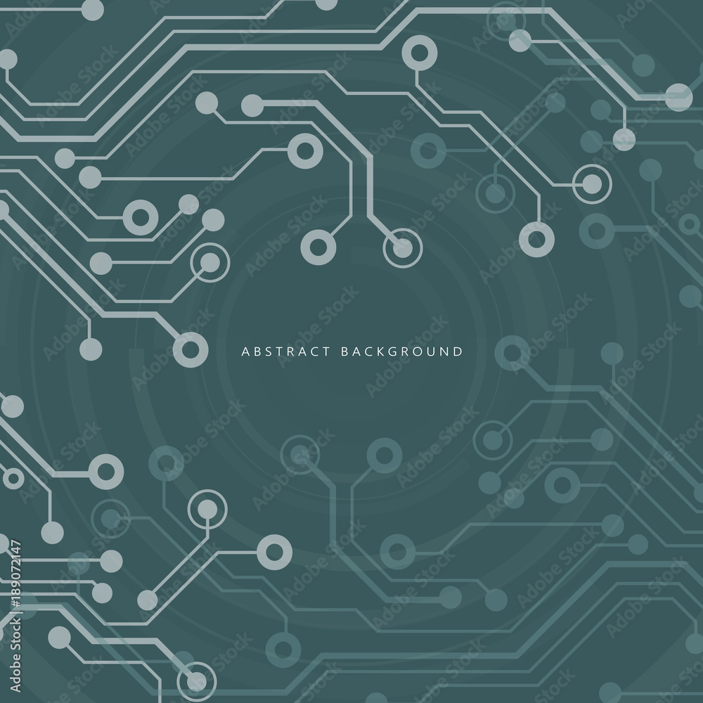 Circuit board, technology background. Vector illustration. EPS 10