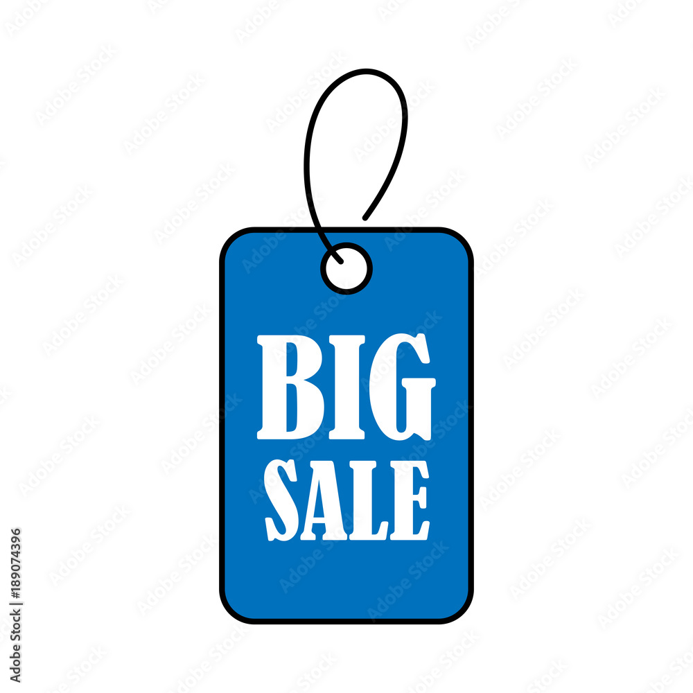Big sale tag