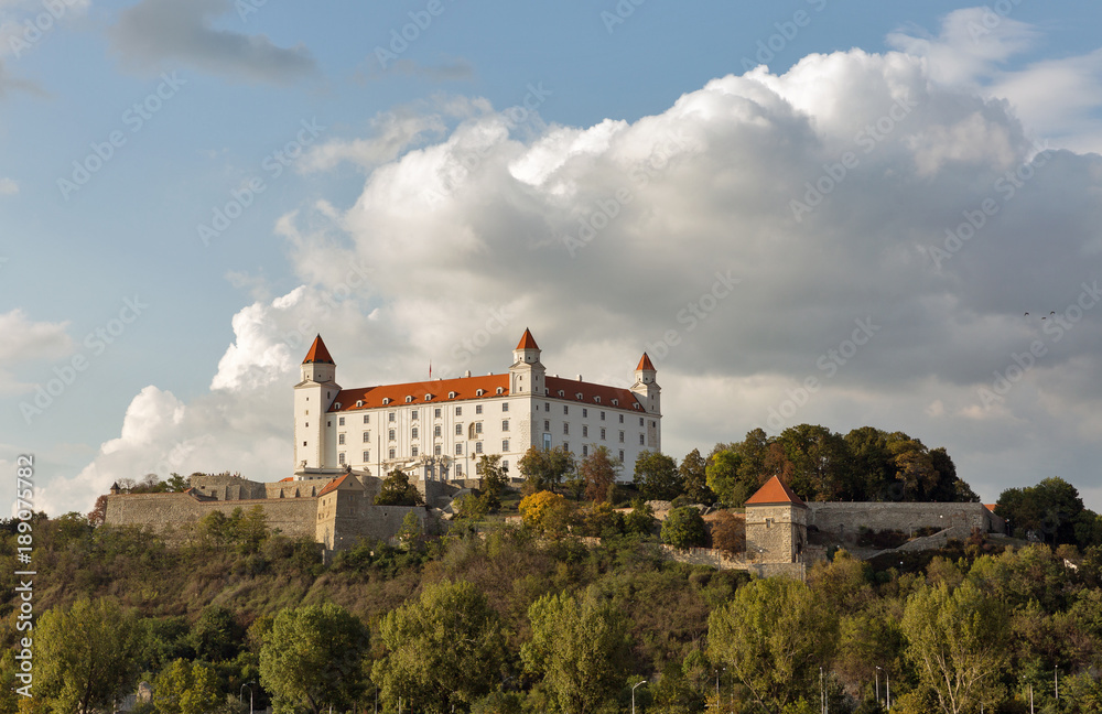 Bratislava Castle at sunset, Slovakia. Bratislava Castle at sunset, Slovakia.