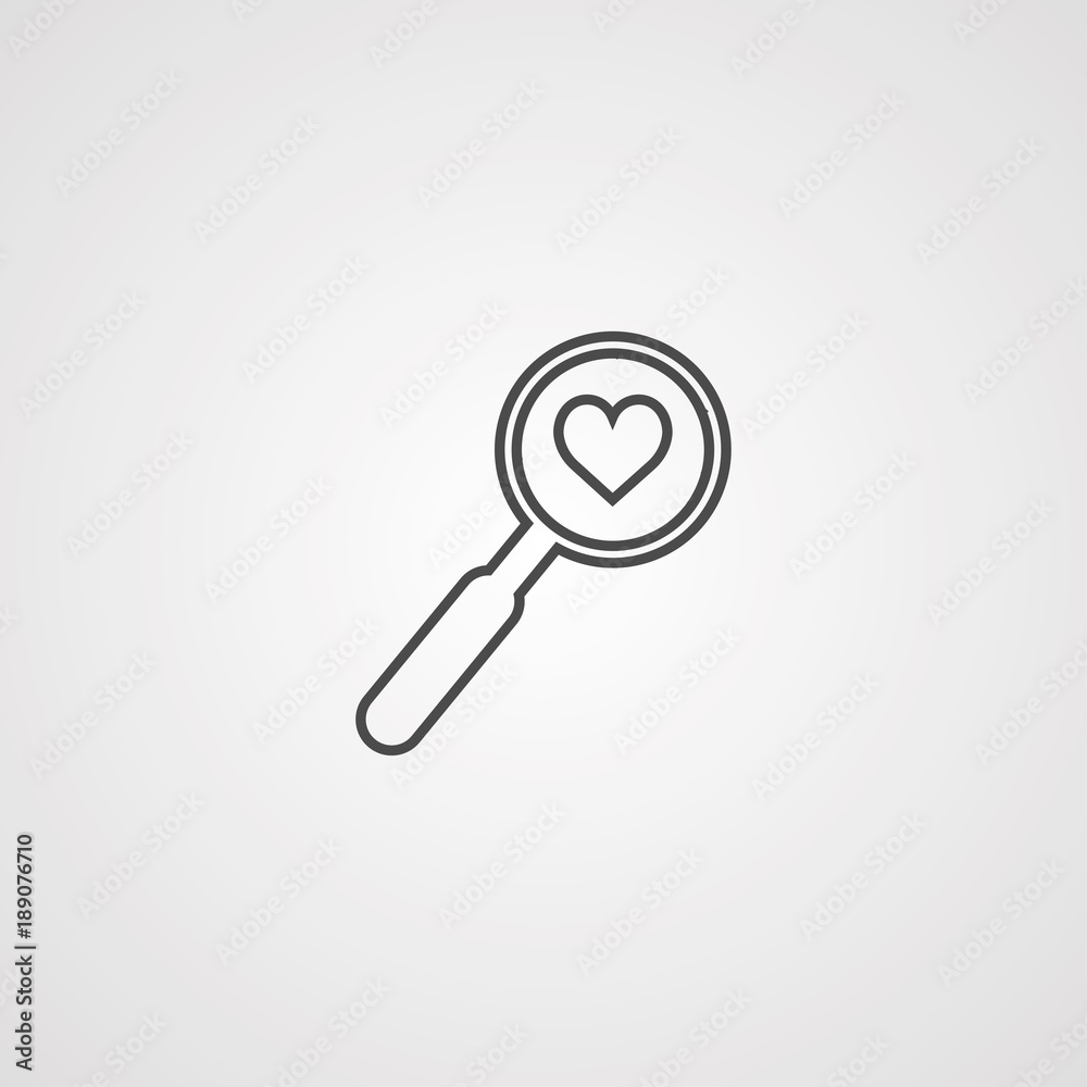 Search with heart icon Search with heart icon
