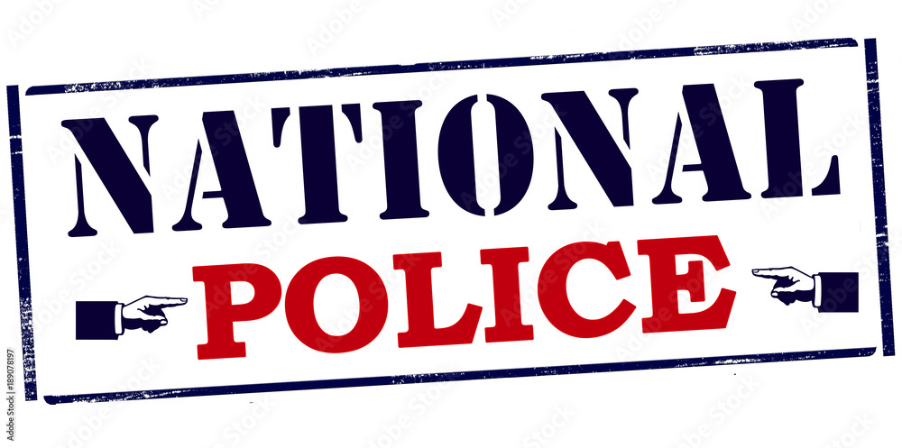 Fototapeta premium National police