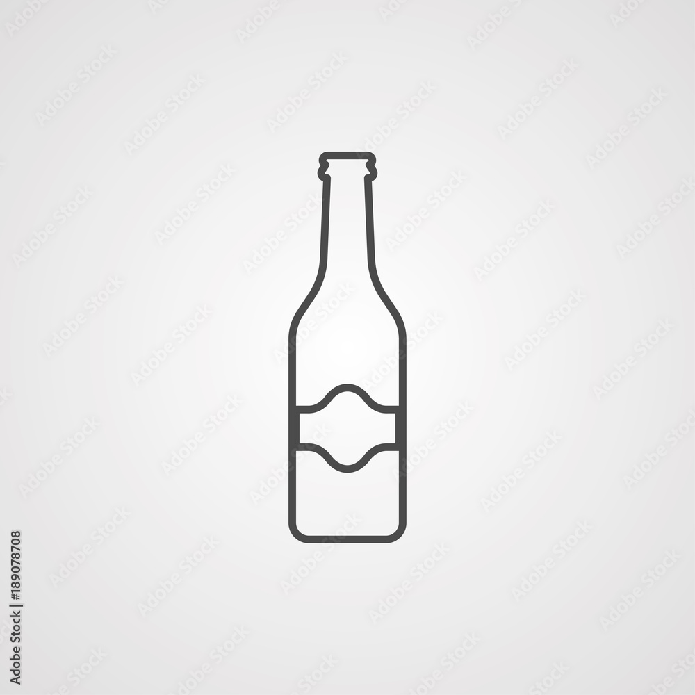 Beer bottle icon Beer bottle icon