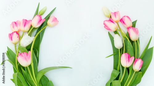 Fototapeta Naklejka Na Ścianę i Meble -  Easter homemade decorated wreath decoration
