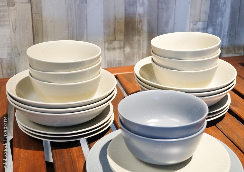 Collection of Ceramic Dishes, Bowls and Plates Collection of Ceramic Dishes, Bowls and Plates