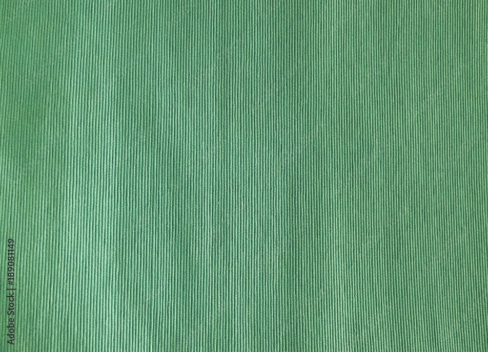 Close Up of Green Cotton Textile Texture