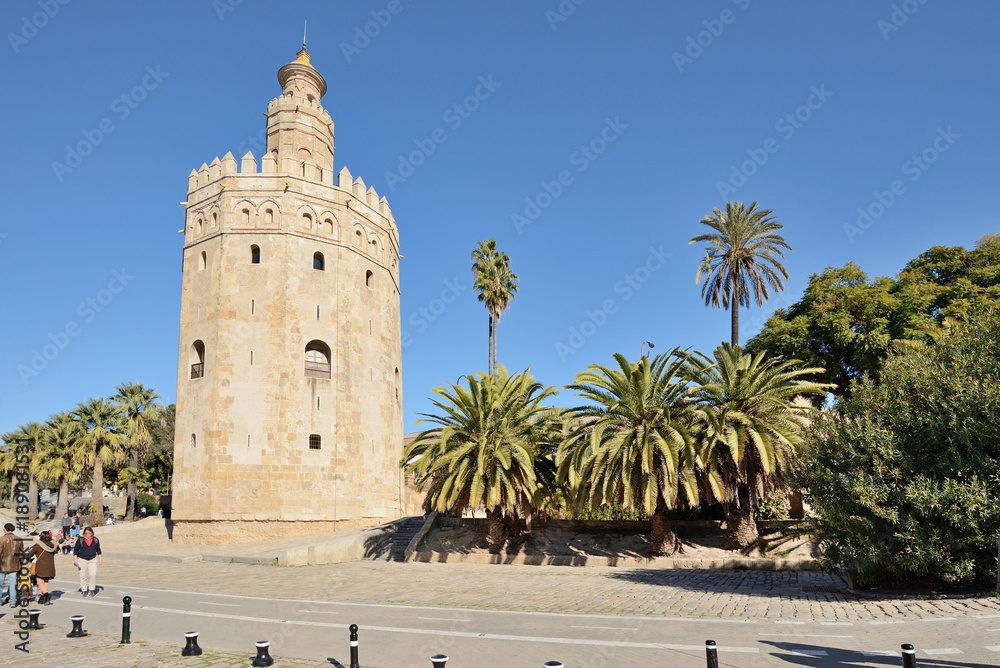 The Gold Tower (La Torre del Oro) Sevilla, Spain 