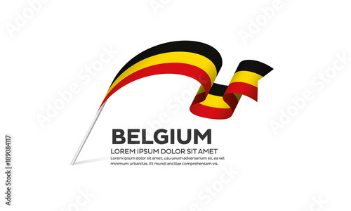 Belgium flag background