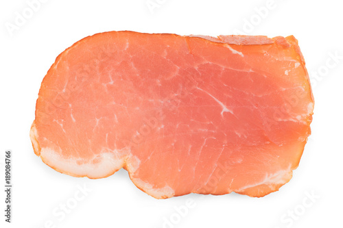 Ham slice isolated