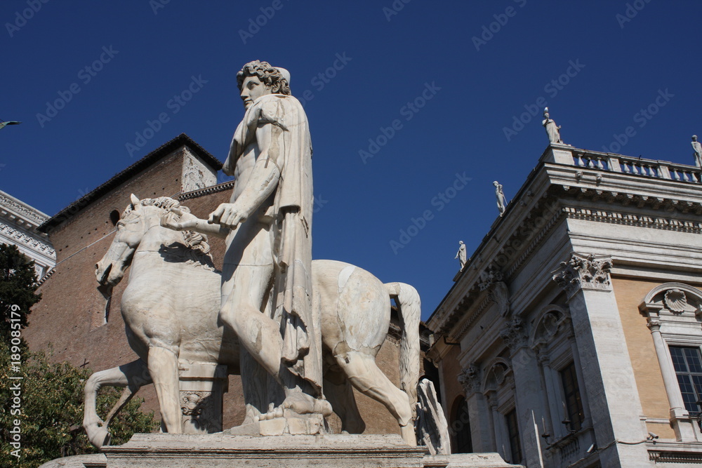 The Capitoline Hill , between the Forum and the Campus Martius, is one of the Seven Hills of Rome. Piazza del Campidoglio is one of Rome's most beautiful squares.