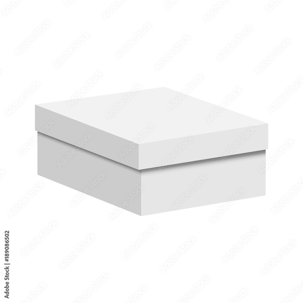 Blank paper or cardboard box Blank paper or cardboard box